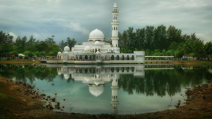  Floating Mosque Terengganu Photograph by Robert Bociaga