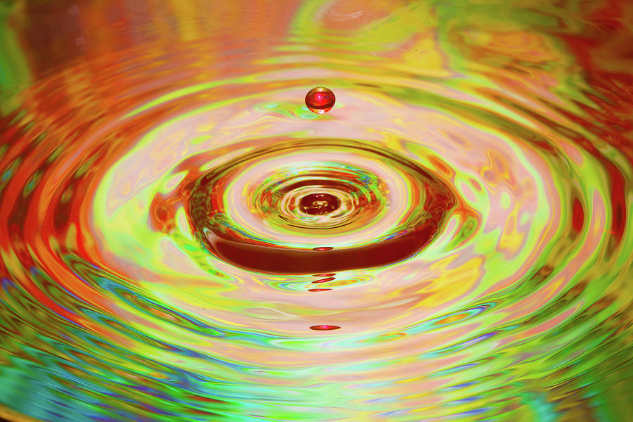 Floating Water Droplet_6540 Photograph by Rocco Leone