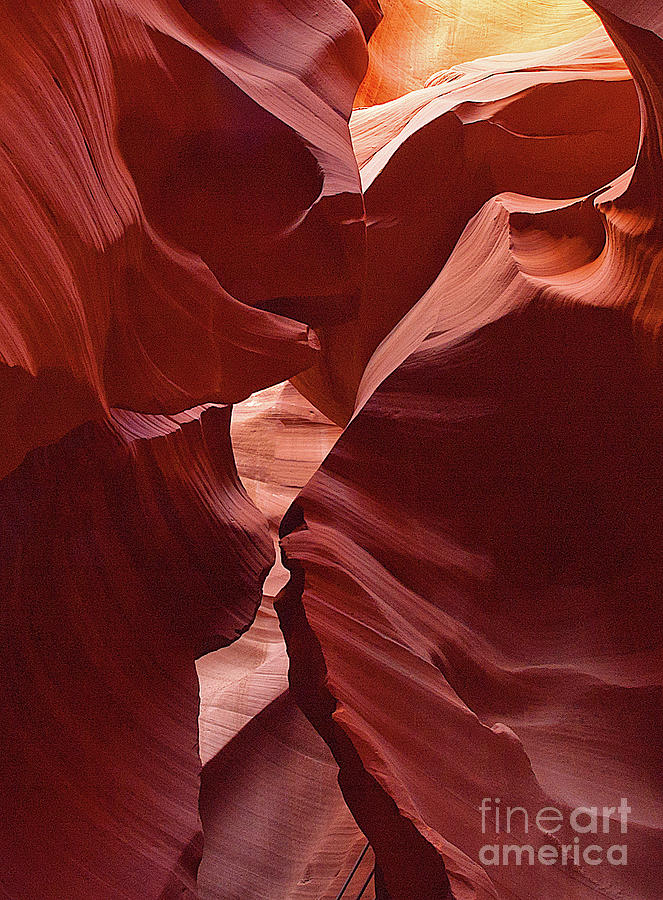 Antelope Canyon Photograph - Flood Design by Mae Wertz Antelope Canyon Photograph - Flood Design by Mae Wertz