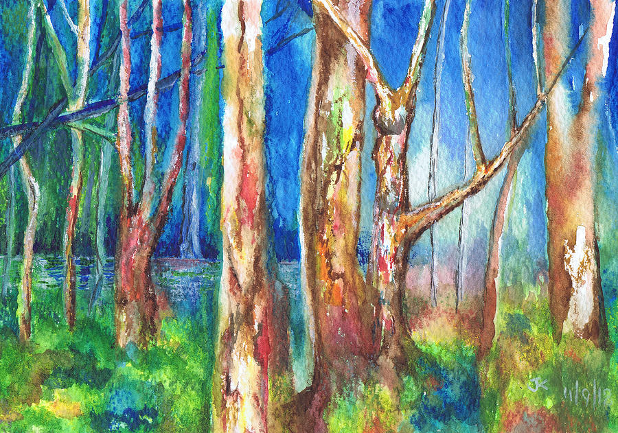 Flooded Gums Painting by Jane Kirby - Fine Art America