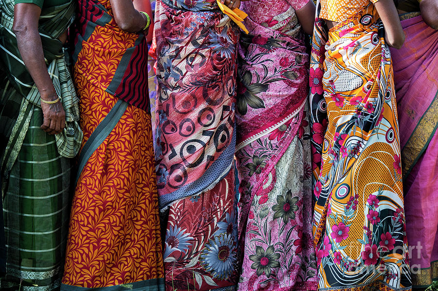 Flora Sarees Photograph by Tim Gainey