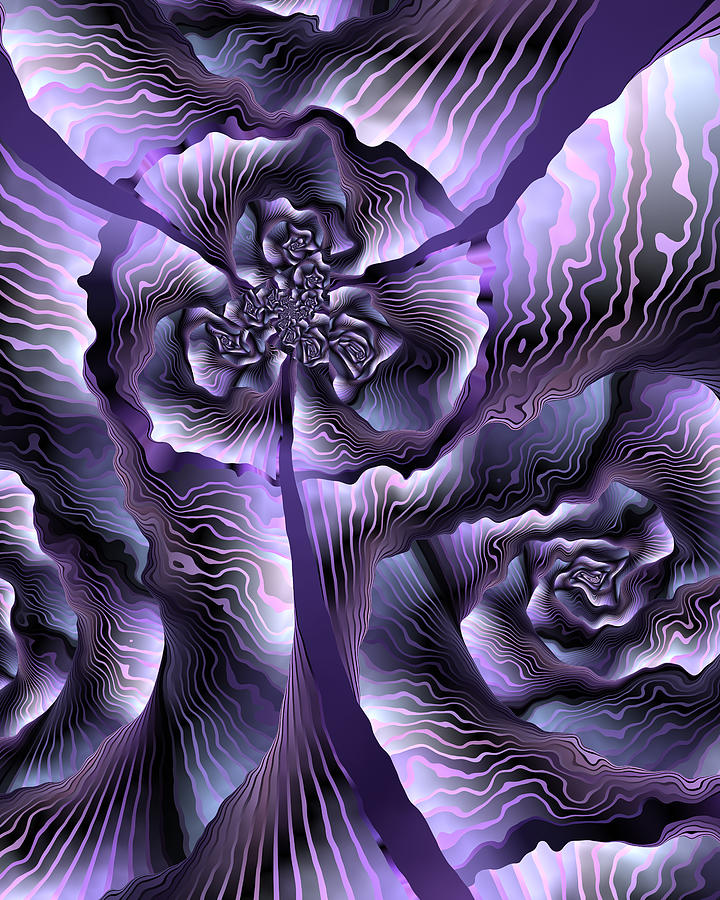 Flora Digital Art by Vic Eberly