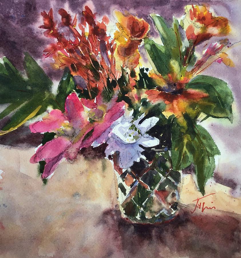 Floral 1 Painting by Judith Levins