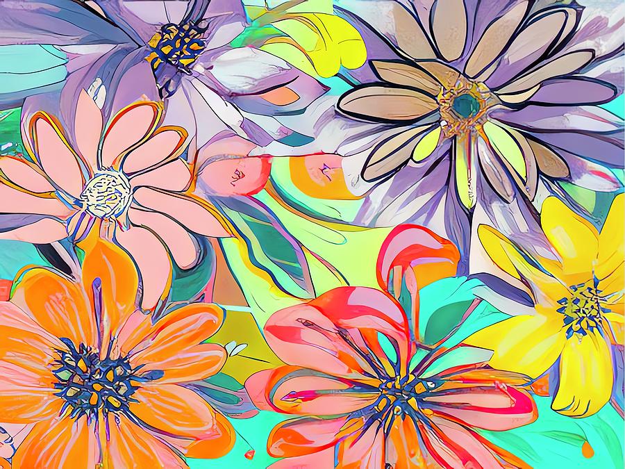 Floral #13 Digital Art by Fred Moore