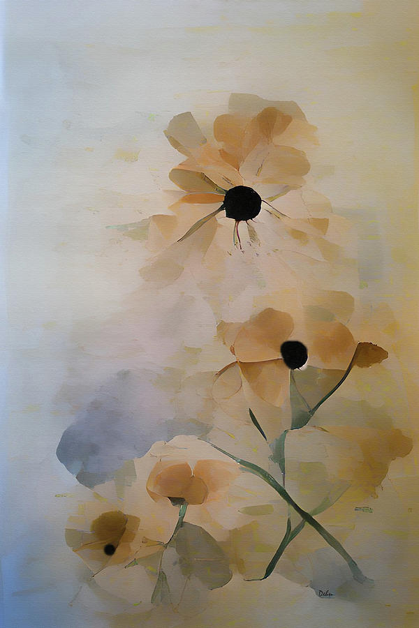 Floral 3WT  Painting by David Dehner