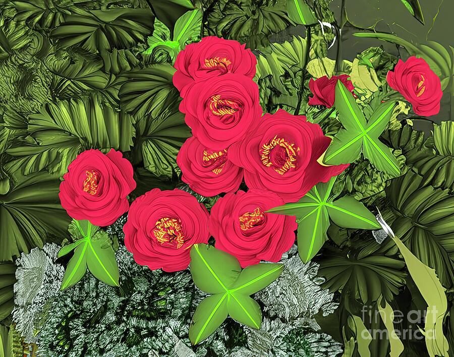 Floral Abstract 31 Digital Art by William Gunn Floral Abstract 31 Digital Art by William Gunn