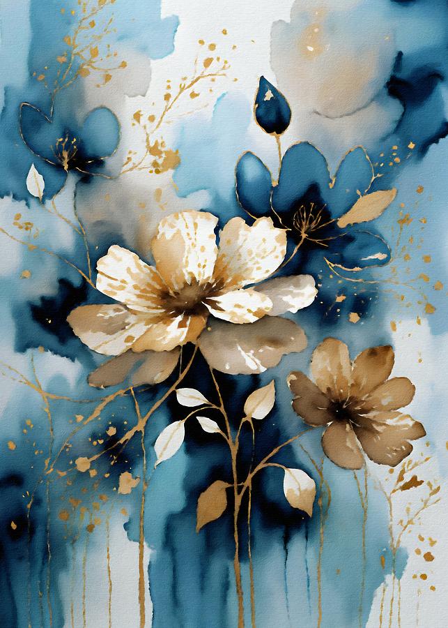 Flower Painting - Floral Abstract 5 by Gabriella Weninger - David