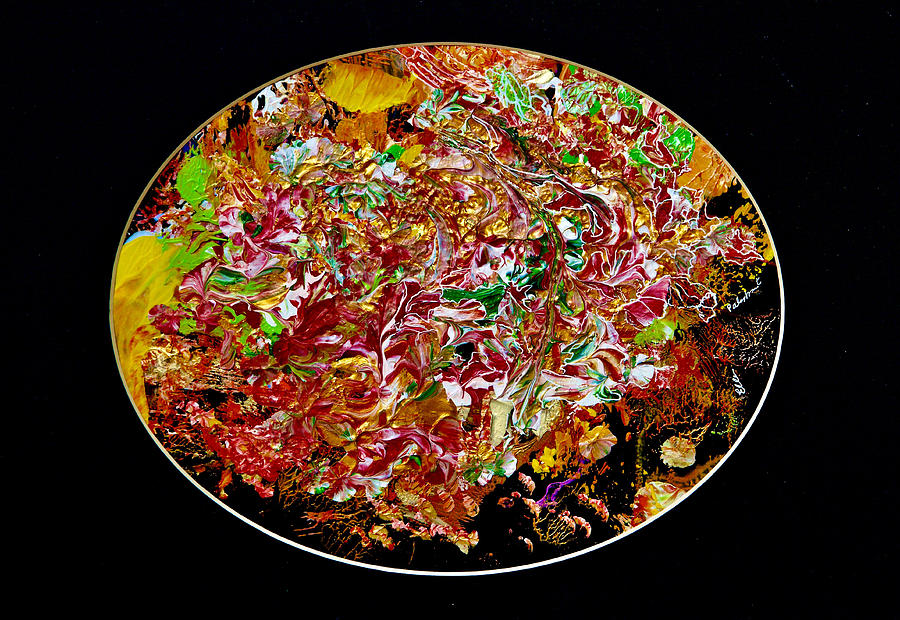 Floral and Coral Painting by Ellen Palestrant