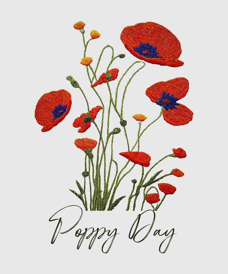 Floral California-Poppy Artwork Poppy Day  Digital Art by Lena Owens - OLena Art Vibrant Palette Knife and Graphic Design