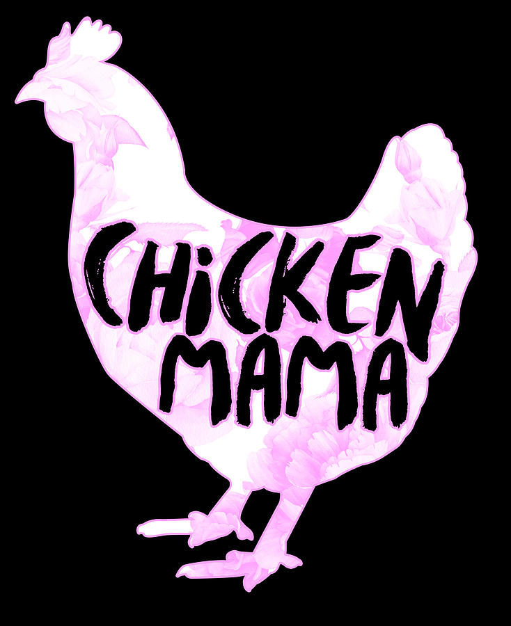 Floral Chicken Mama by Jacob Zelazny