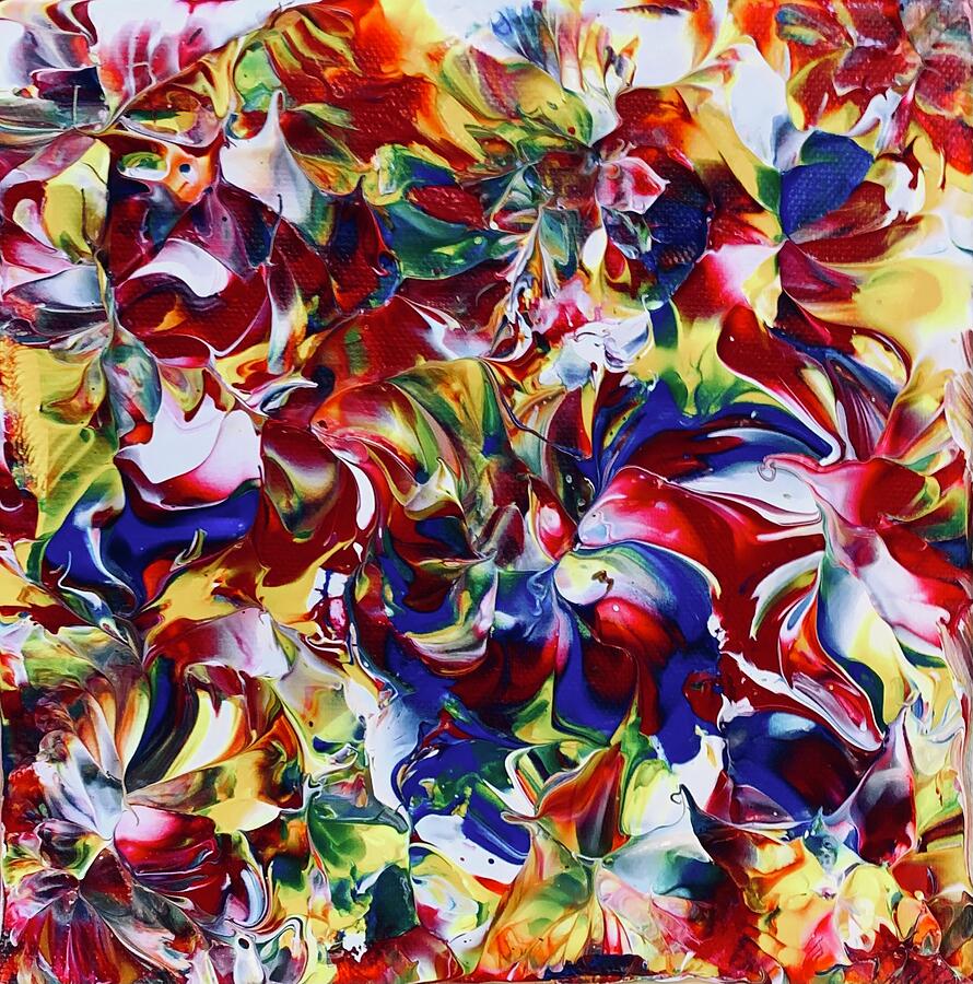 Abstract Painting - Floral Dance by Kathleen Krueger