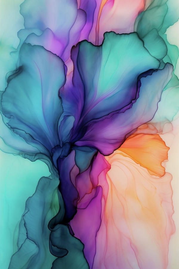Floral Dreams Abstract Art Digital Art by Peggy Collins