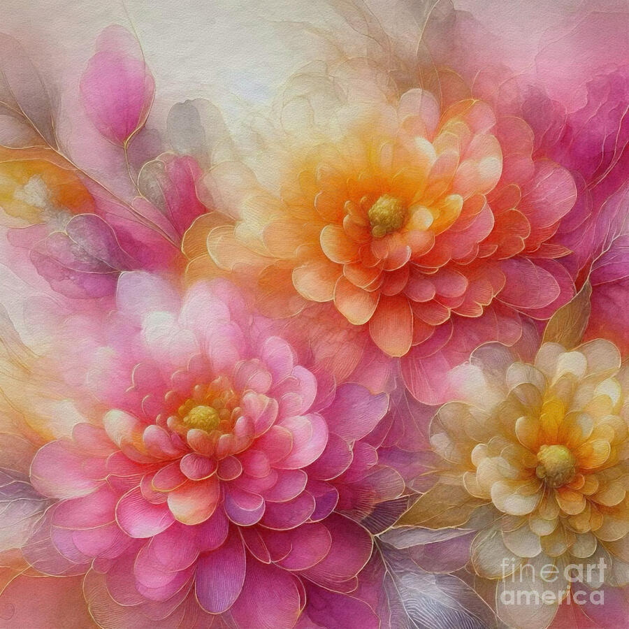 Floral Extravaganza Painting by Maria Angelica Maira