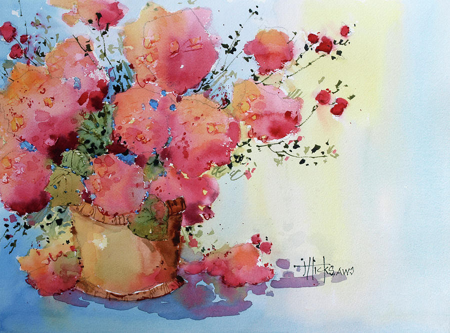 Floral Fantasy Painting by Joyce Hicks