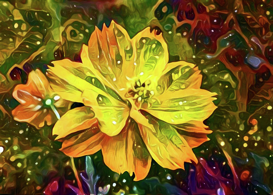 Fantasy Digital Art - Floral Fantasy by Susan Maxwell Schmidt