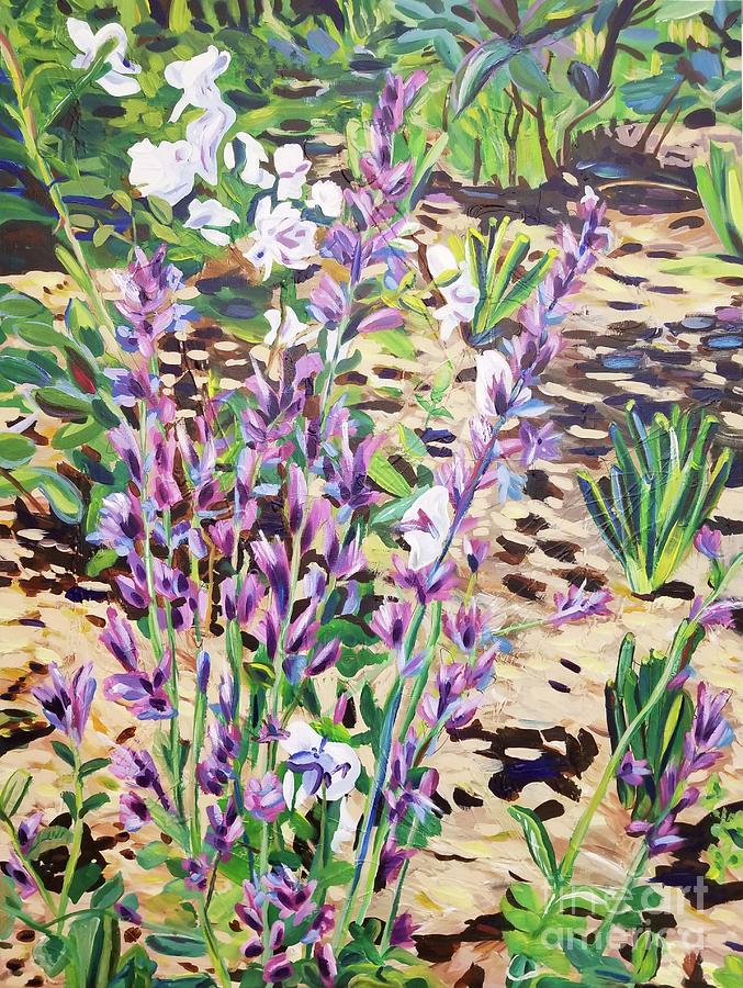 Floral Impression Painting by Catherine Gruetzke-Blais