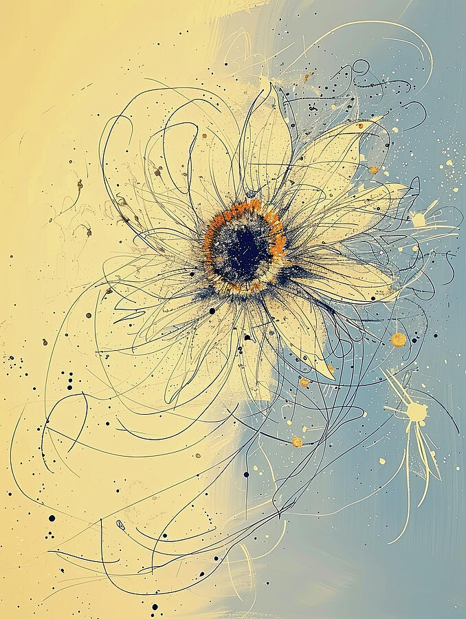 Floral impression Digital Art by Michael Lees