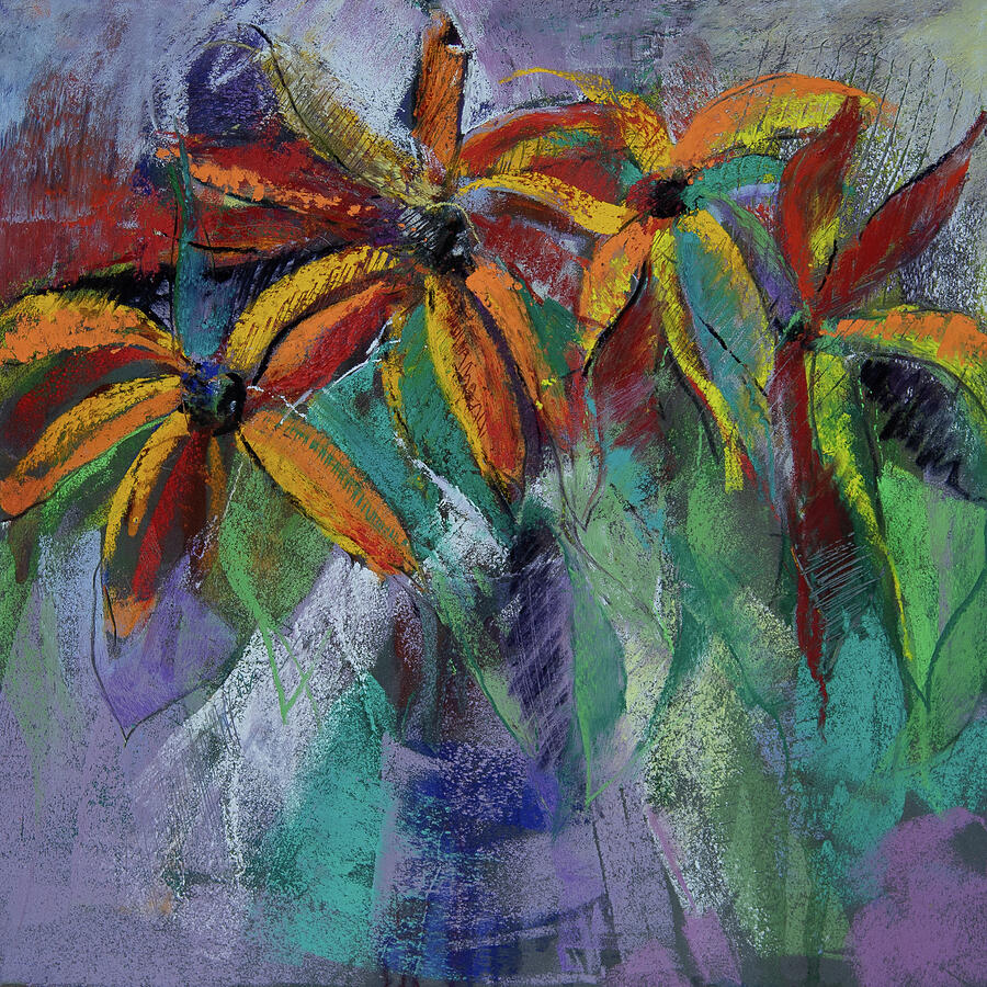 Floral Medley Pastel by David Patterson Floral Medley Pastel by David Patterson