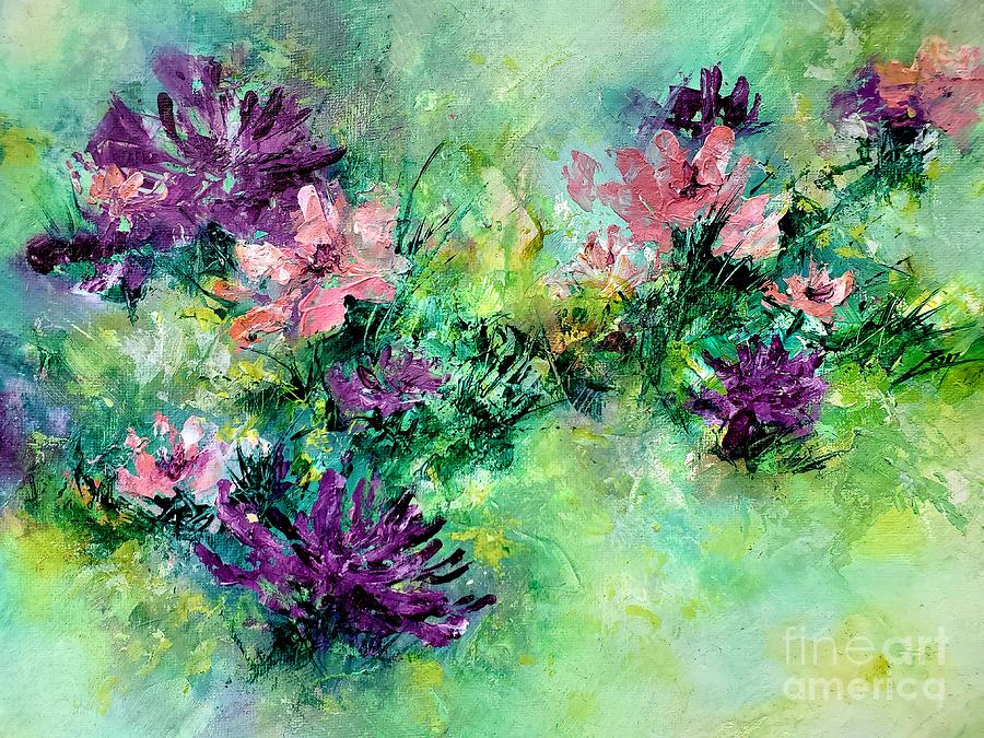 Floral Melody Painting by Zan Savage