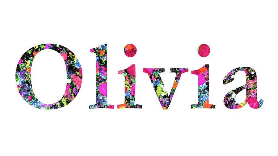 Floral Name Olivia Digital Art by Corinne Carroll Floral Name Olivia Digital Art by Corinne Carroll