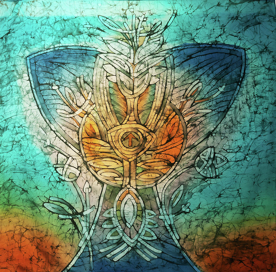 Floral Ornament Abstract Tapestry - Textile by Tatiana Koltachikhina