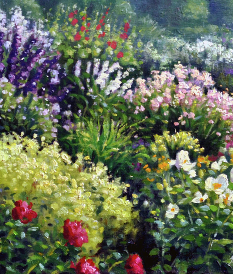 Floral Patterns Painting By Rick Hansen - Fine Art America