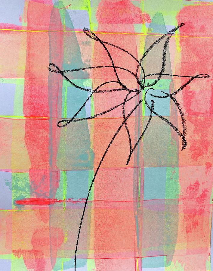 Floral Plaid 7 Mixed Media by Valerie Reeves