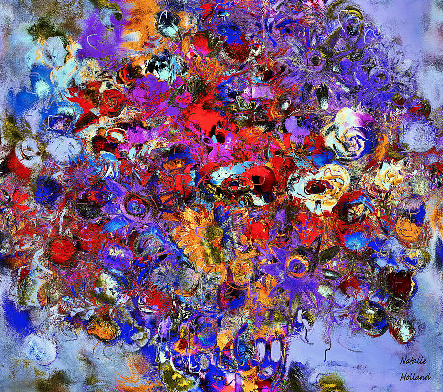 Floral Pleasures Painting by Natalie Holland
