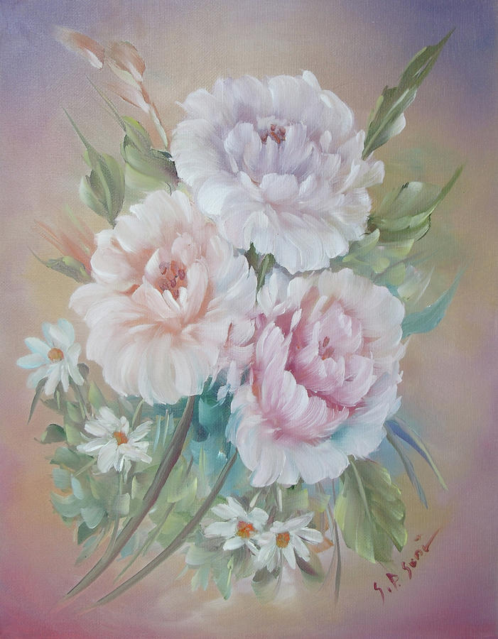 Floral Painting - Floral Study by Sead Pozegic