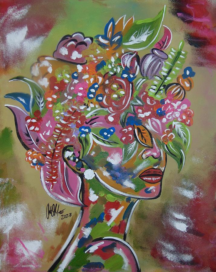 Floral Thoughts Painting by Antonio Moore