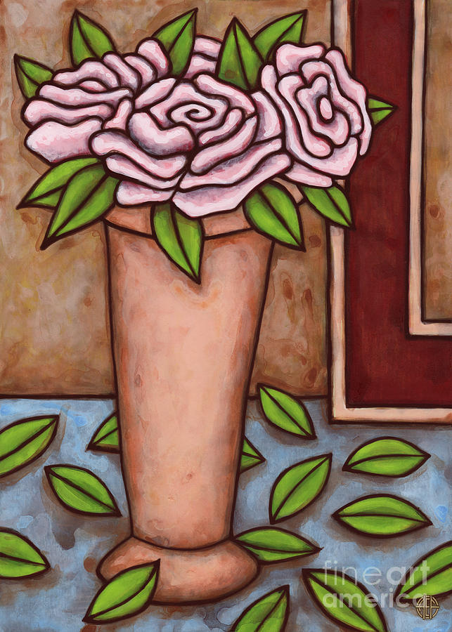 Flower Painting - Floravased 17 by Amy E Fraser