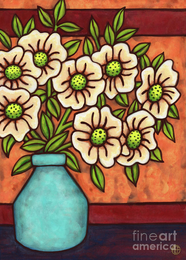 Floravased 18 Painting by Amy E Fraser