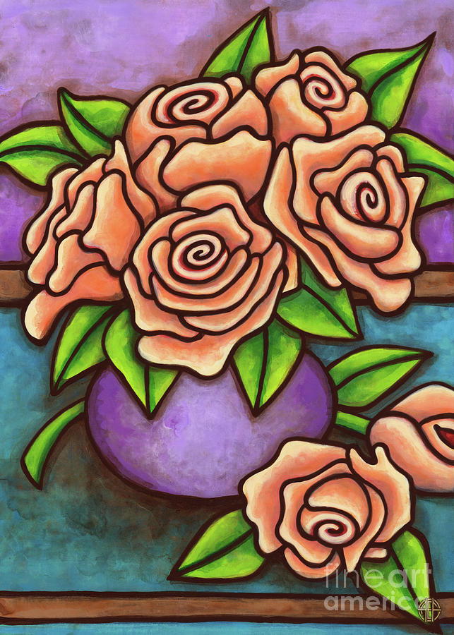 Floravased 6 Painting by Amy E Fraser