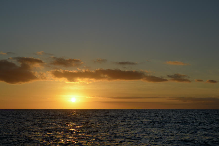 Floreana Island sunset, Galapagos Islands, Ecuador Photograph by Kevin Oke