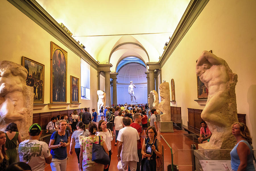 Florence Accademia and The Statue of David Photograph by Brch Photography