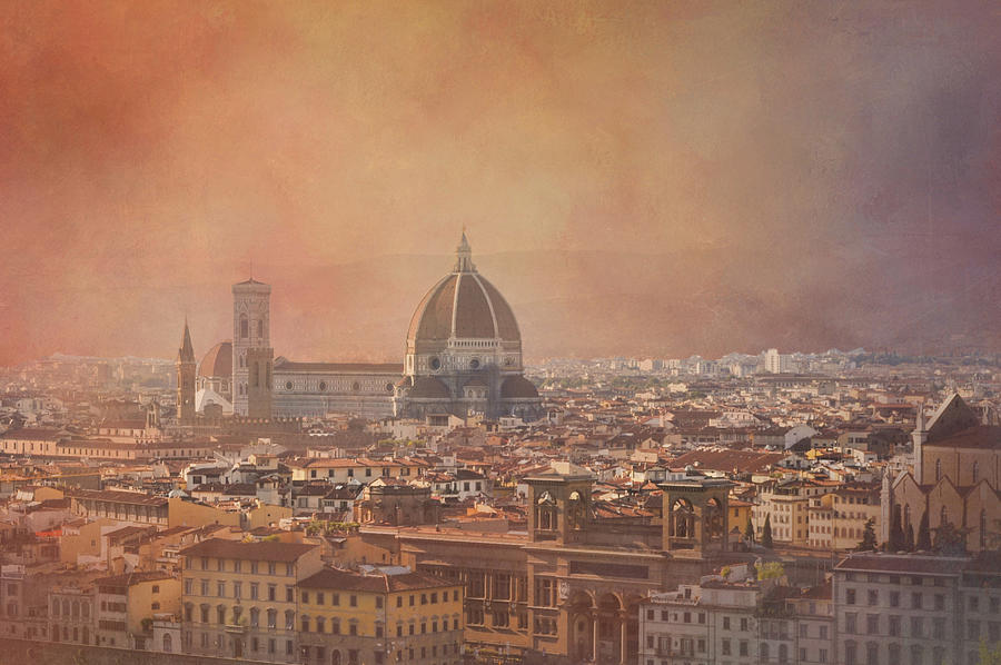 Florence and the Cattedrale Santa Maria dei Fiori Photograph by Paul Giglia