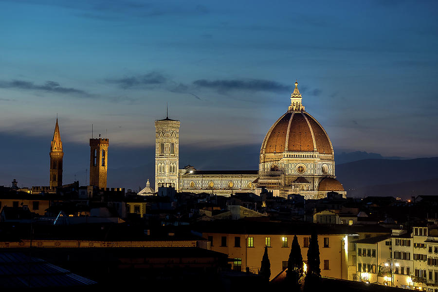 Florence at twilight Photograph by Robert Miller
