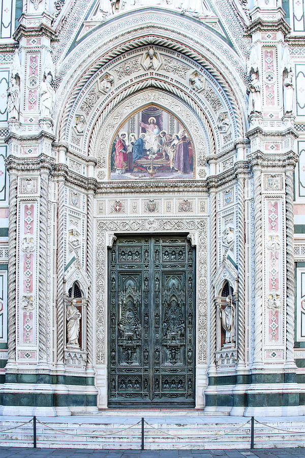 Florence Cathedral Door Detail Photograph by Robert Yaeger