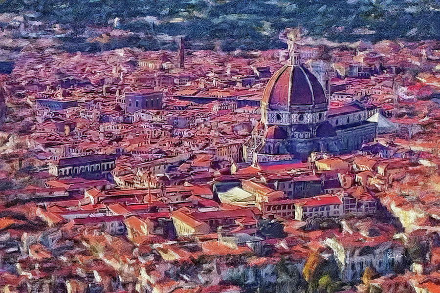 Florence Cathedral Digital Art by Russ Harris
