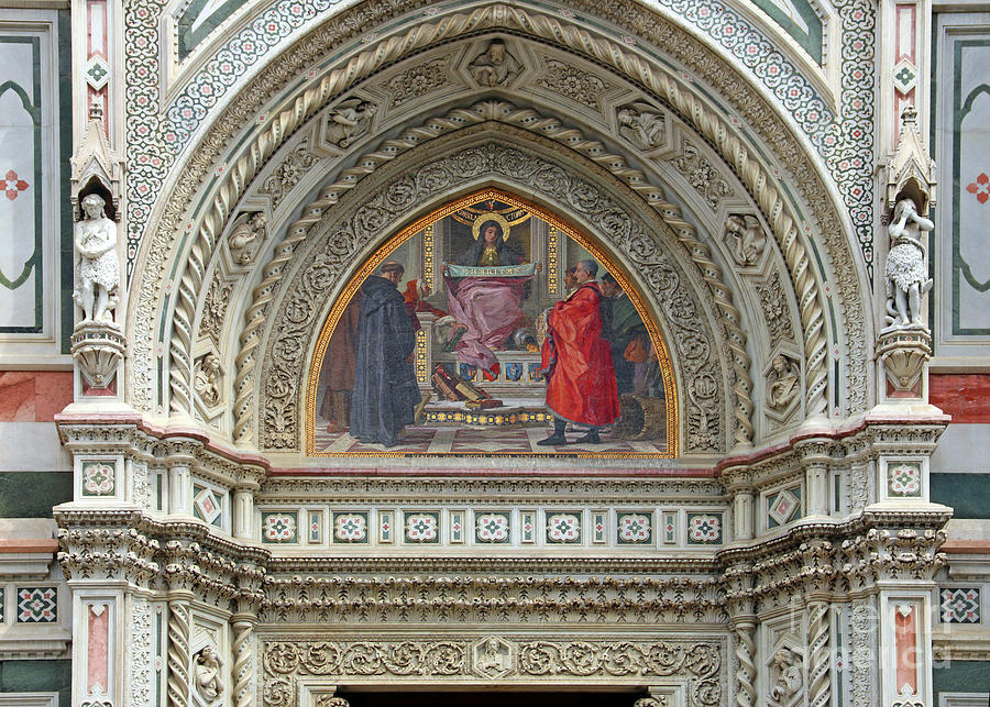 Florence Duomo Mosaic 9415 Photograph by Jack Schultz
