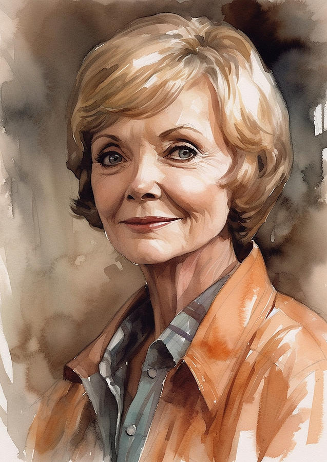 Florence Henderson Digital Art by Thuy Dinh Thi - Pixels