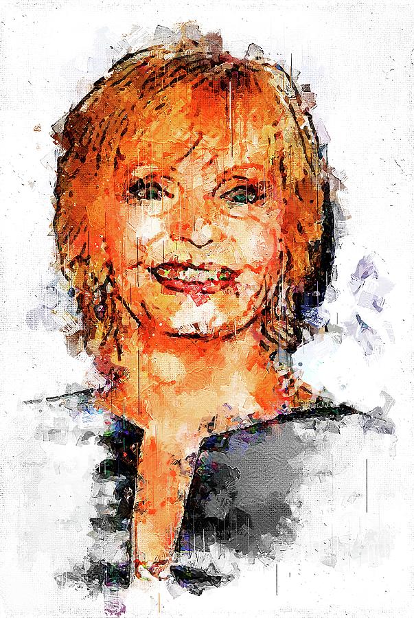 Florence Henderson Digital Art by Walter Florine | Fine Art America