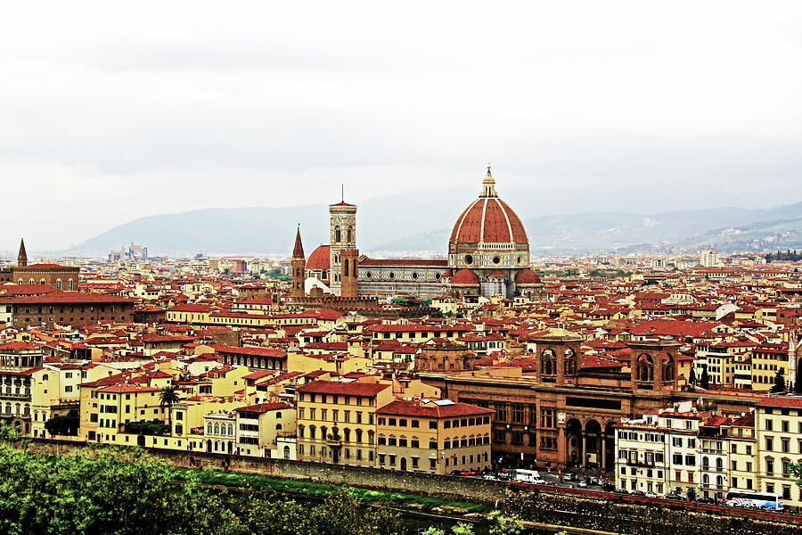 Florence, Italy - Old City View Photograph by Richard Krebs Florence, Italy - Old City View Photograph by Richard Krebs