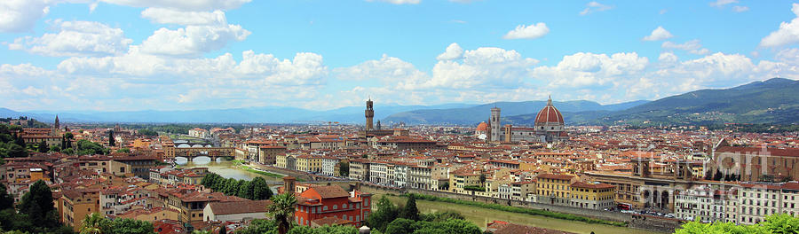 Florence Italy Panorama 0245 Photograph by Jack Schultz