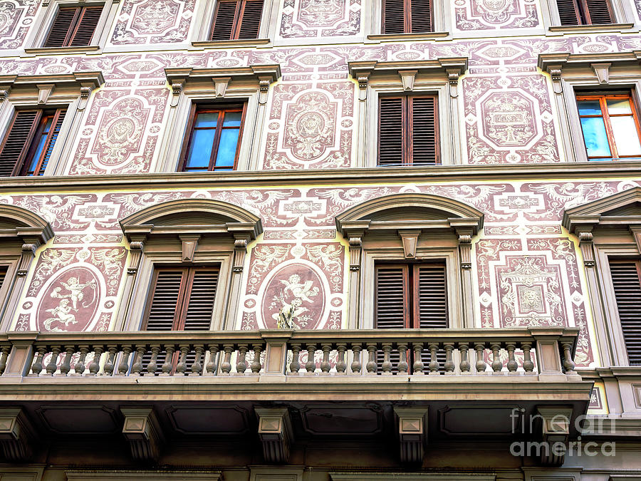 Florence Palazzo degli Angeli in Italy Photograph by John Rizzuto