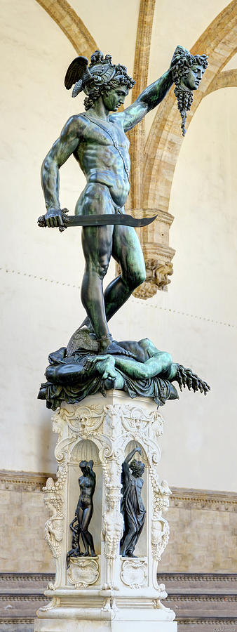 Florence - Perseus and Medusa Full Photograph by Weston Westmoreland