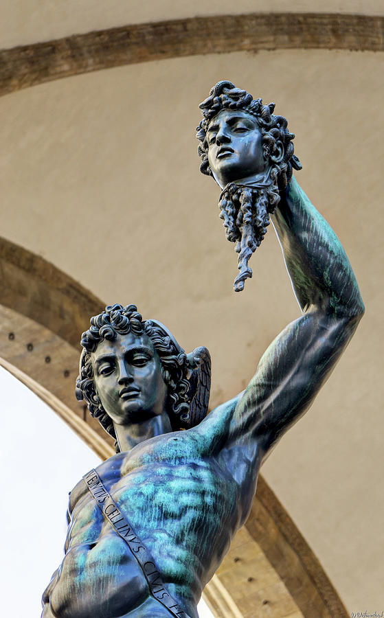 Florence - Perseus in the Loggia - detail 02 Photograph by Weston Westmoreland