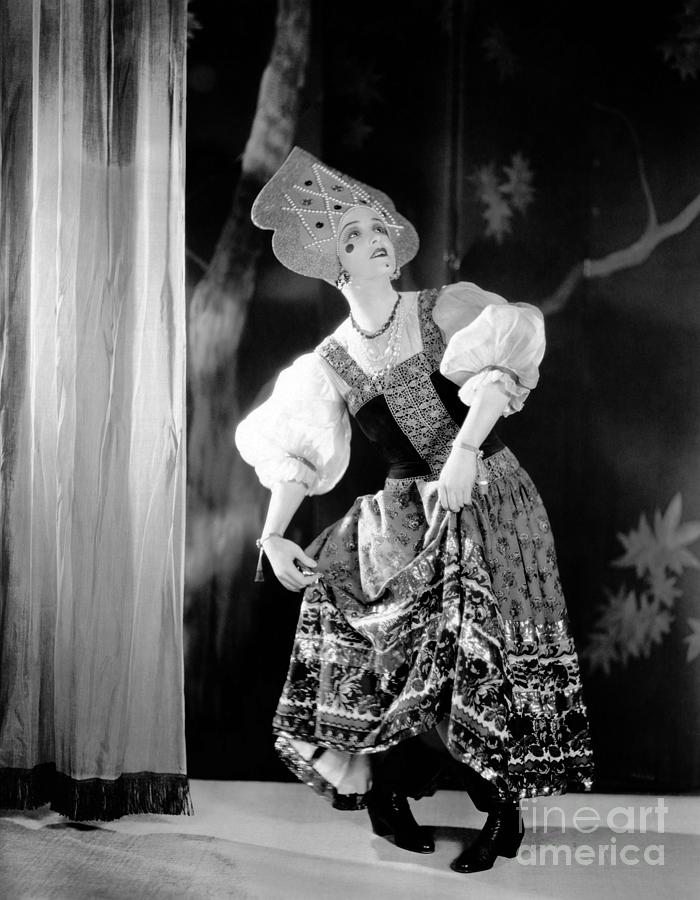 Florence Vidor - Russian Doll Dance Photograph by Sad Hill - Bizarre Los Angeles Archive