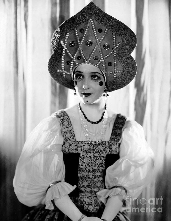 Florence Vidor Russian Doll Photograph by Sad Hill - Bizarre Los Angeles Archive