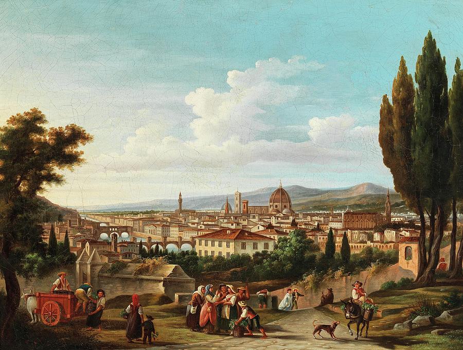 Florentine School Florence Painting By MotionAge Designs Fine Art   Florentine School Florence Motionage Designs 